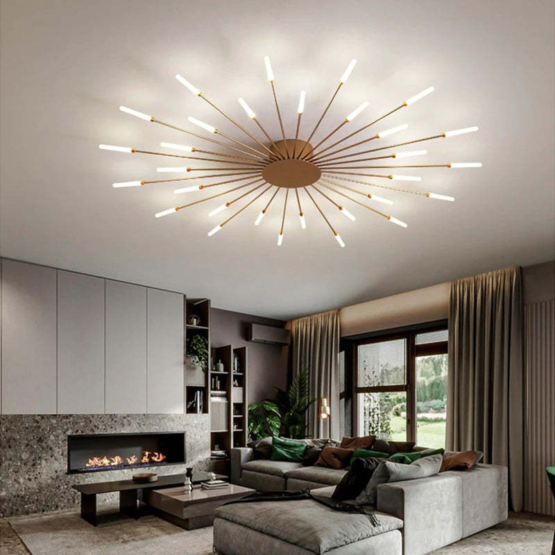 AlbinaLight - Plafonnier LED Moderne pour Salon et Chambre