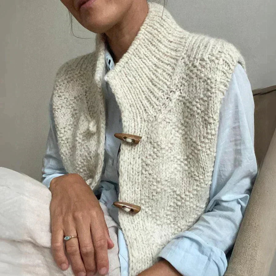 Cardigan en Coton Boutonné - Élégance Décontractée et Tendance