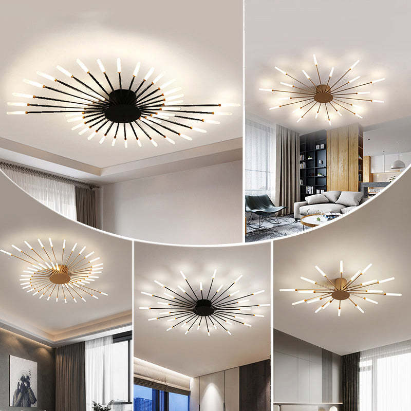 AlbinaLight - Plafonnier LED Moderne pour Salon et Chambre