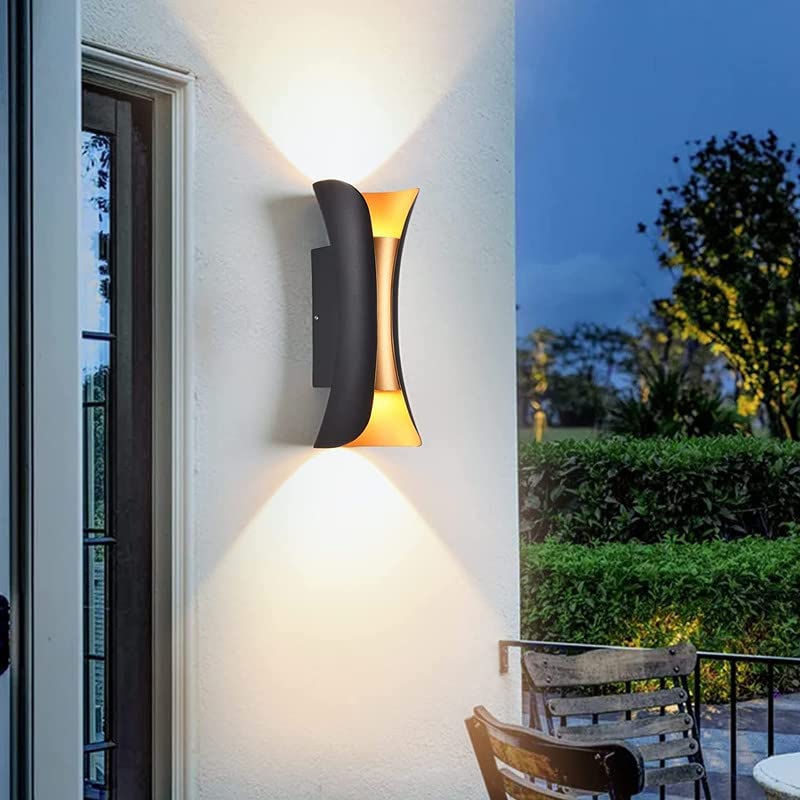 AluShine - Applique Murale Étanche LED pour Extérieur et Intérieur