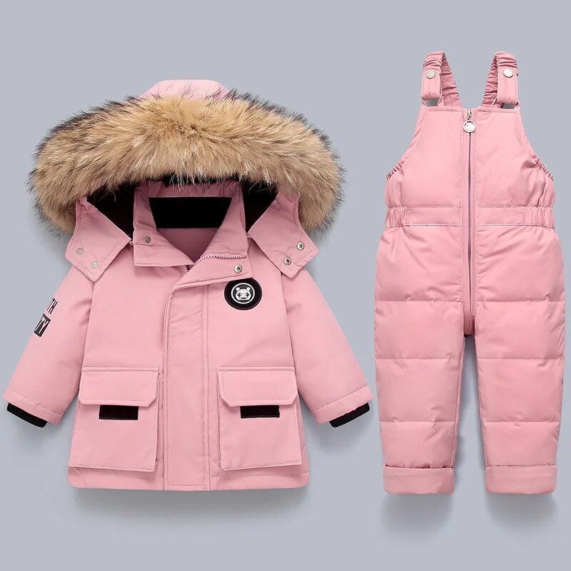 Ensemble Hiver Enfant - Manteau et Combinaison pour un Maximum de Chaleur et de Confort