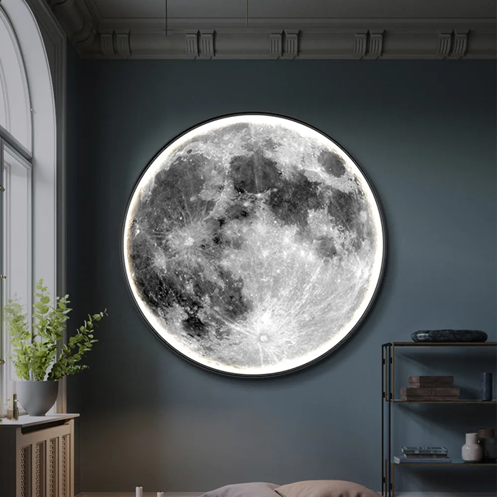 Applique Murale LED Lune - Éclairage Élégant et Envoûtant