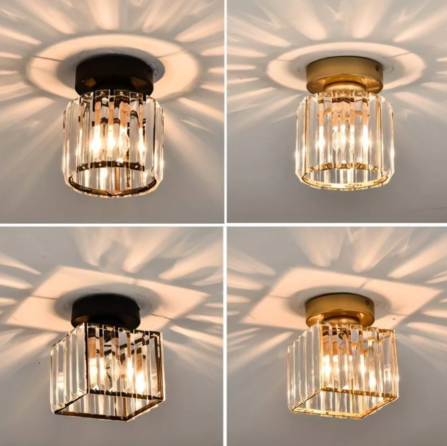 CrystalLuxe - Plafonnier Moderne en Cristal | Design Luxueux et Éclairage Brillant pour Chaque Pièce