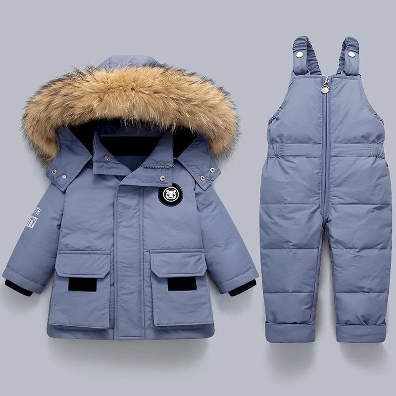 Ensemble Hiver Enfant - Manteau et Combinaison pour un Maximum de Chaleur et de Confort