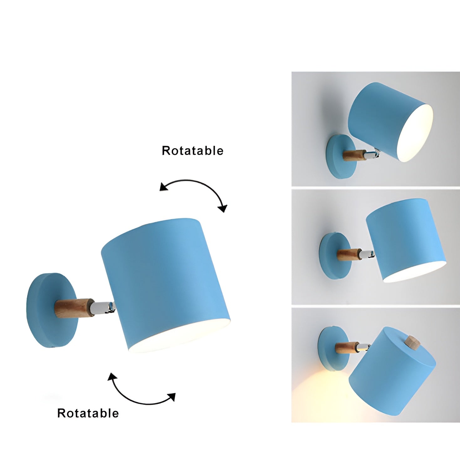 Applique Murale LumiPastel - Élégance Colorée et Éclairage Ajustable