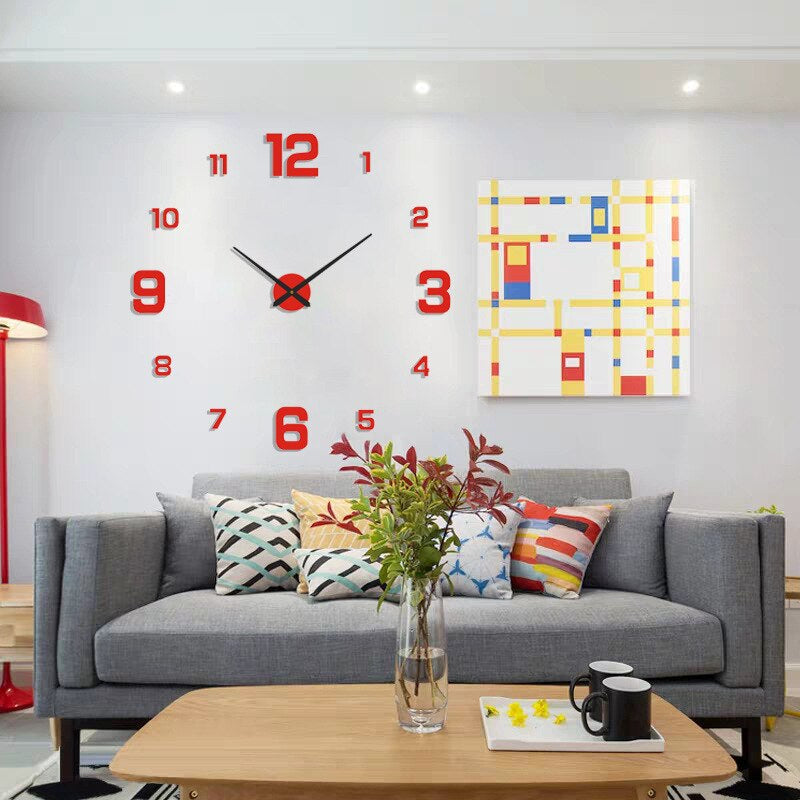 Horloge Murale Moderne en Acrylique - Élégance et Précision