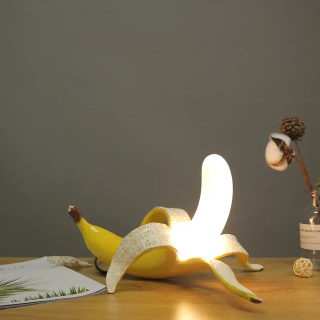 BananaShine - Lampe de Table Chic en Forme de Banane