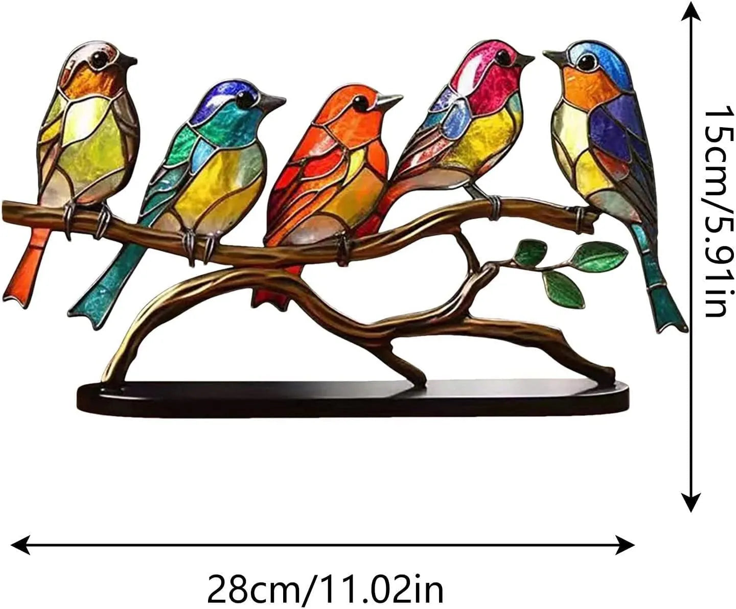 ChicAviary | Décorations de Bureau Oiseaux Colorés sur Branche