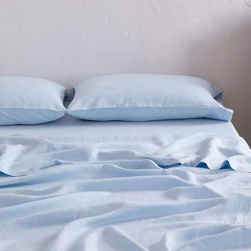 Draps en Lin Respirants pour un Confort de Sommeil Ultime