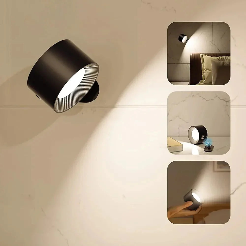 ÉLORA Lampe Murale Sans Fil - Éclairage LED Moderne et Pratique