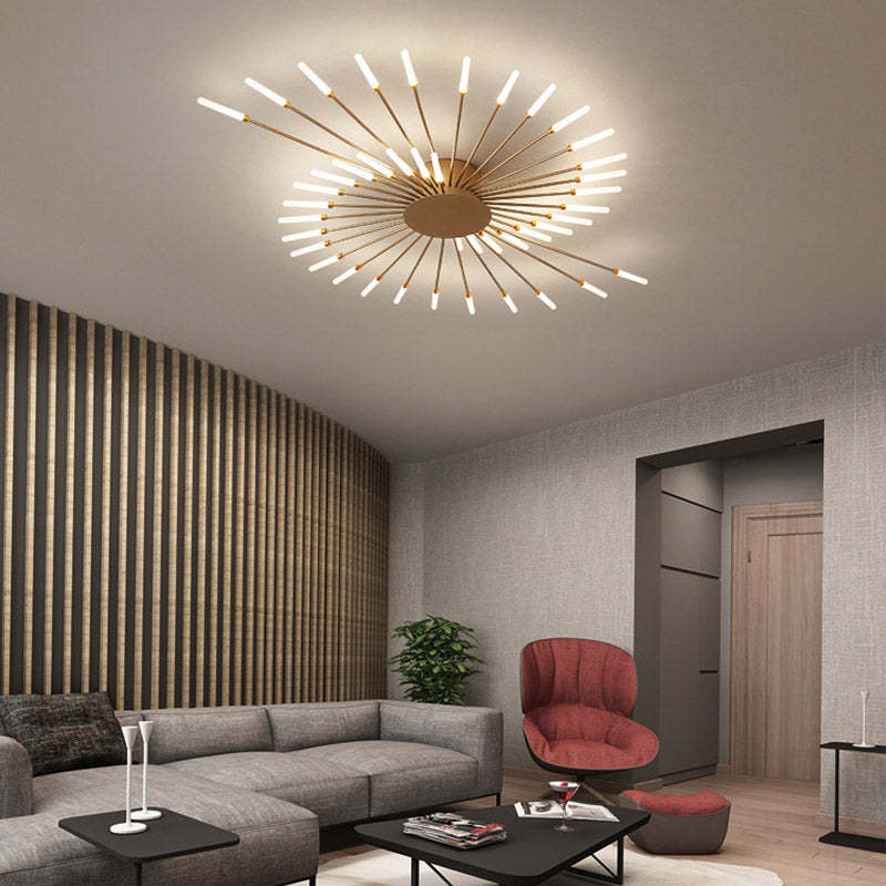 AlbinaLight - Plafonnier LED Moderne pour Salon et Chambre