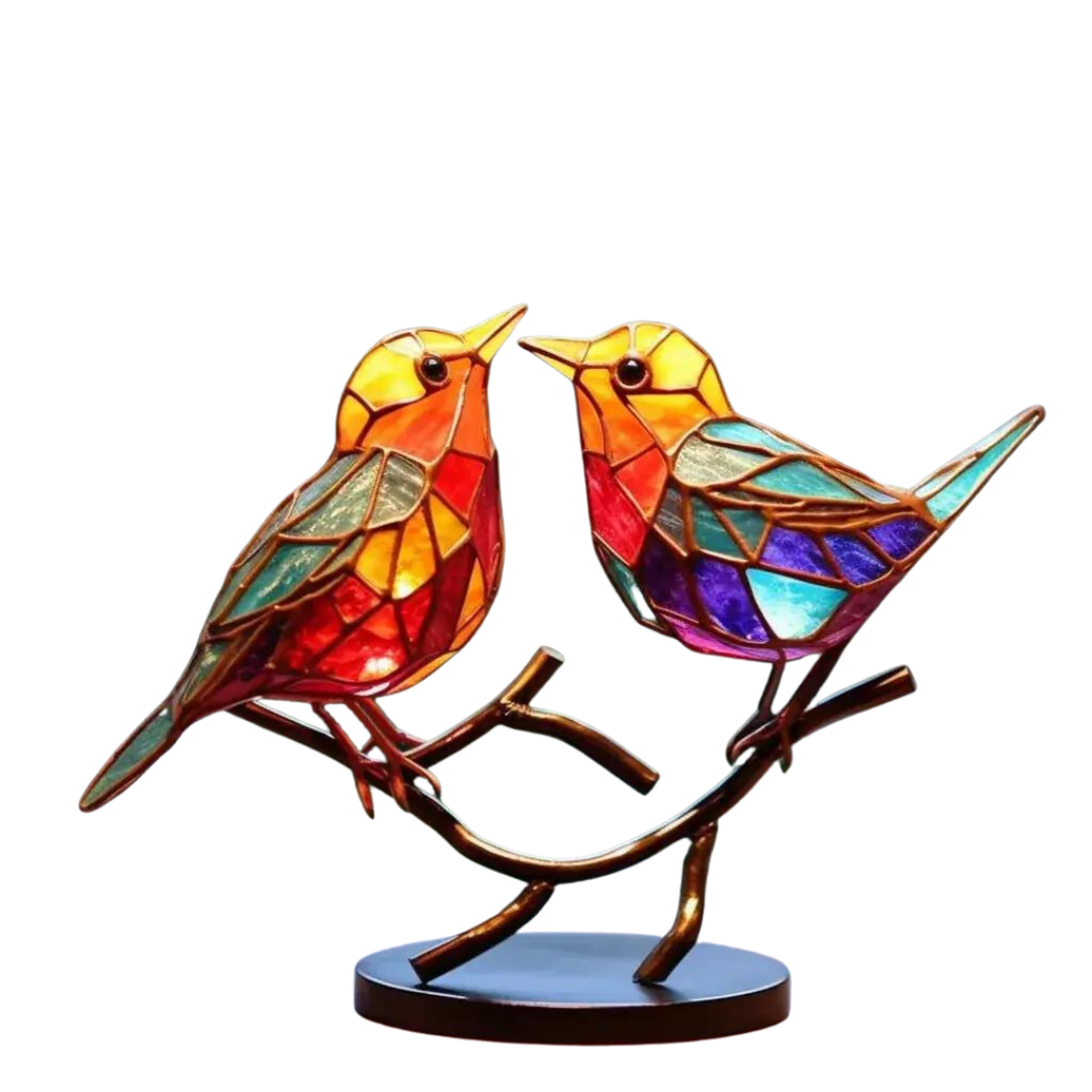 ChicAviary | Décorations de Bureau Oiseaux Colorés sur Branche