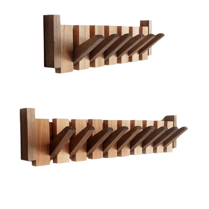 BoisHarmonie | Porte-Manteau Design Piano en Bois