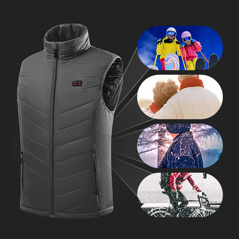 Gilet Chauffant Électrique - Idée Cadeau Pratique et Attentionnée pour Vos Proches