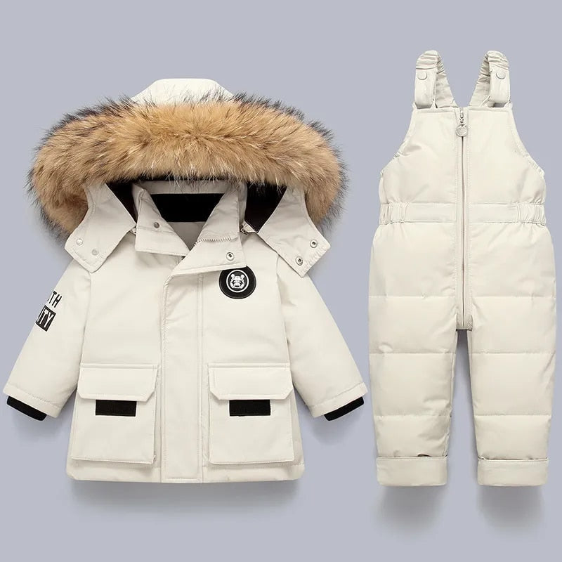 Ensemble Hiver Enfant - Manteau et Combinaison pour un Maximum de Chaleur et de Confort