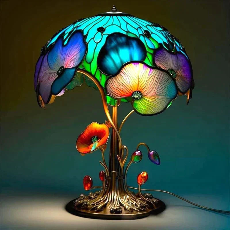 FantasyLamp | Magnifique lampe en vitrail apaisante