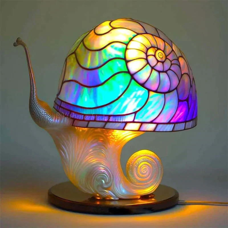 FantasyLamp | Magnifique lampe en vitrail apaisante